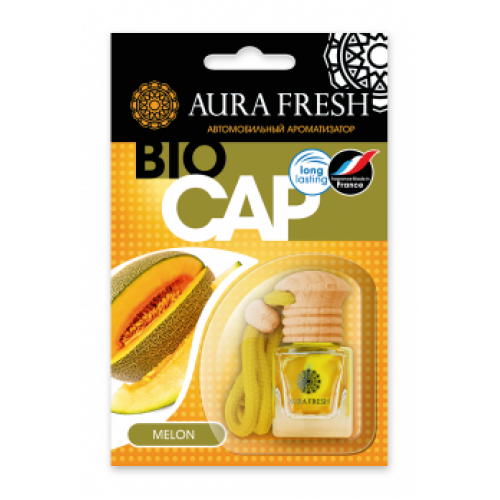 Жидкий ароматизатор в бутылочке, подвесной "BIO CAP". Аромат-"Melon"